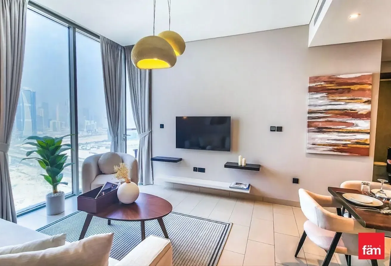 Fully Furnished & Burj View | Rented | High Floor