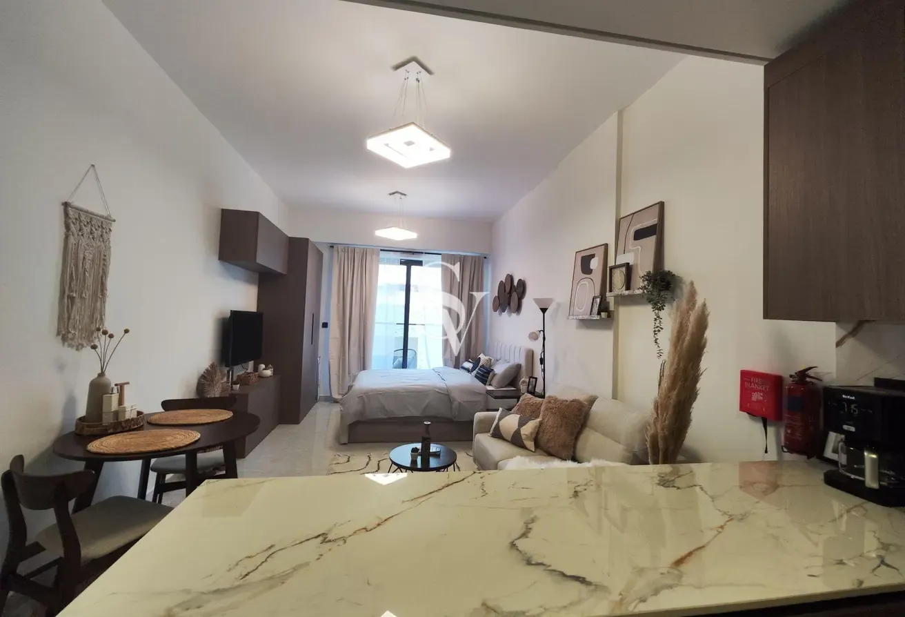 12 chqs | Furnished | Villa view | Chiller Free