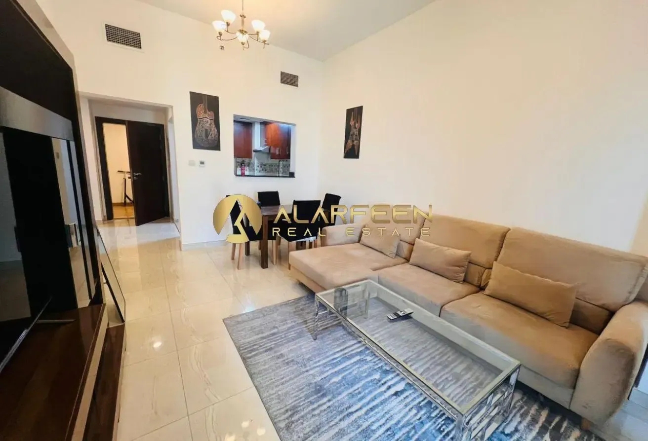 Furnished 1BR | Balcony & City View |