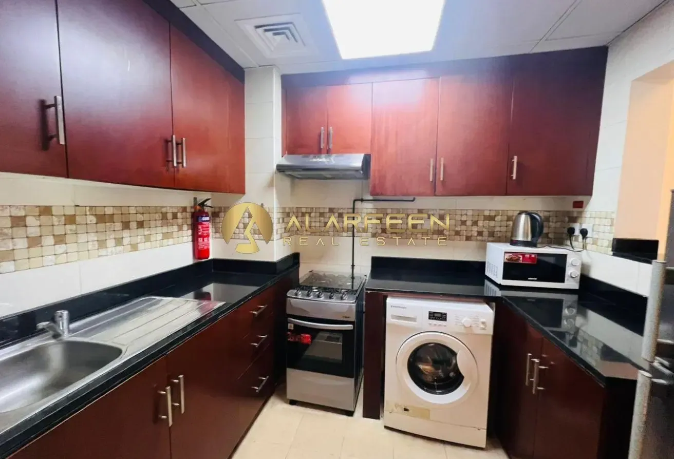 Furnished 1BR | Balcony & City View |