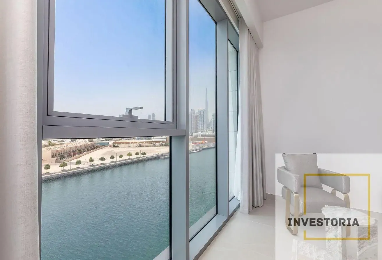 Spacious 2BR + maids l Canal and Burj Khalifa