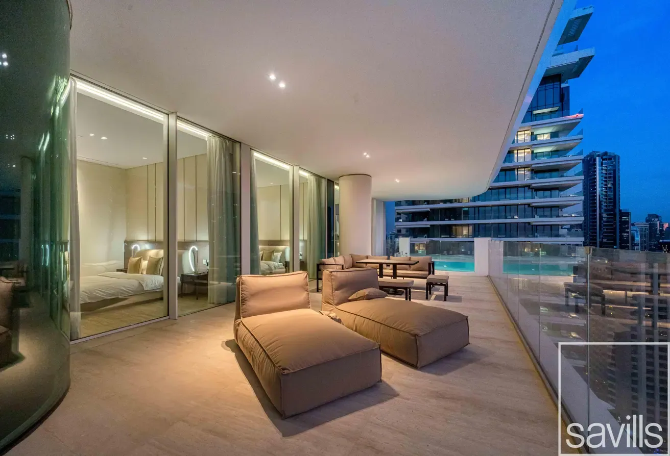 Sea and Dubai Eye Views | Furnished | Private Pool