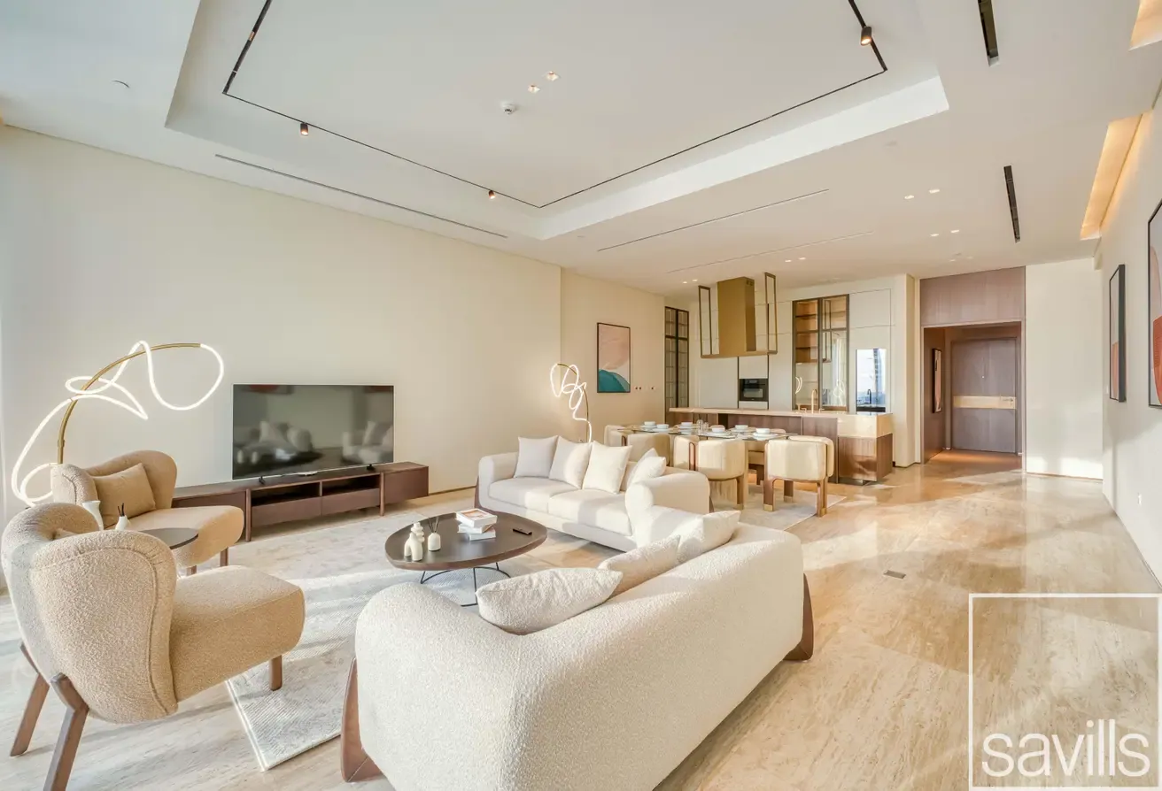 Sea and Dubai Eye Views | Furnished | Private Pool