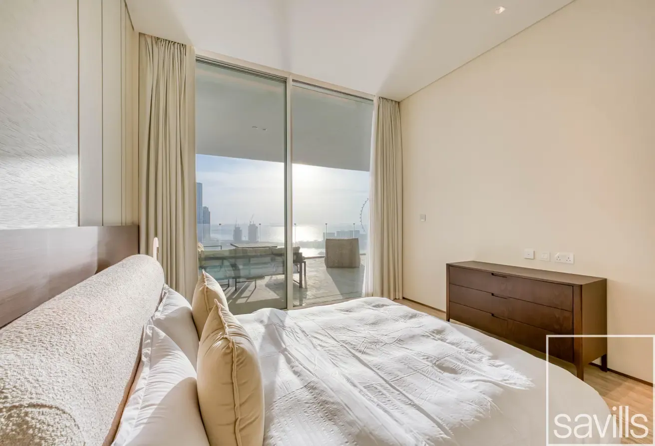Sea and Dubai Eye Views | Furnished | Private Pool