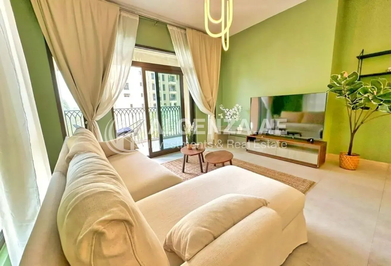Furnished 2BR+Maids | Ready to Move in | Pool View
