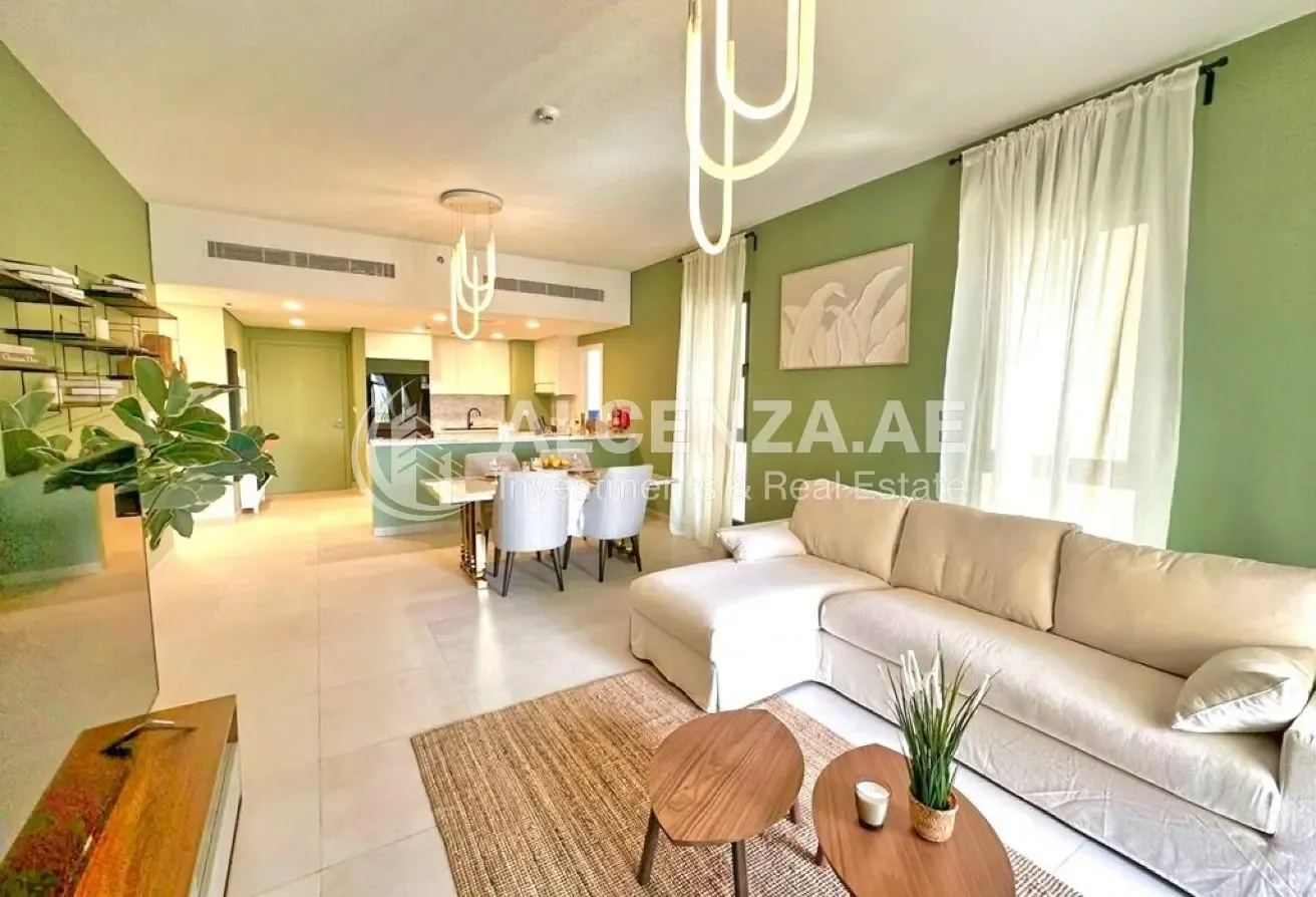 Furnished 2BR+Maids | Ready to Move in | Pool View