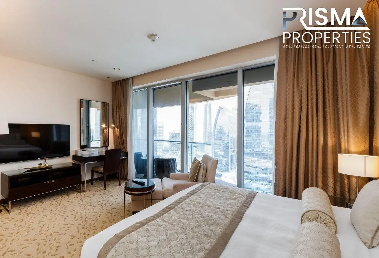 Luxury Furnished Studio | Full Burj Khalifa View |