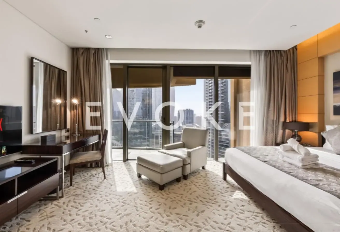 Elegant Studio | Full Burj Khalifa View | Downtown