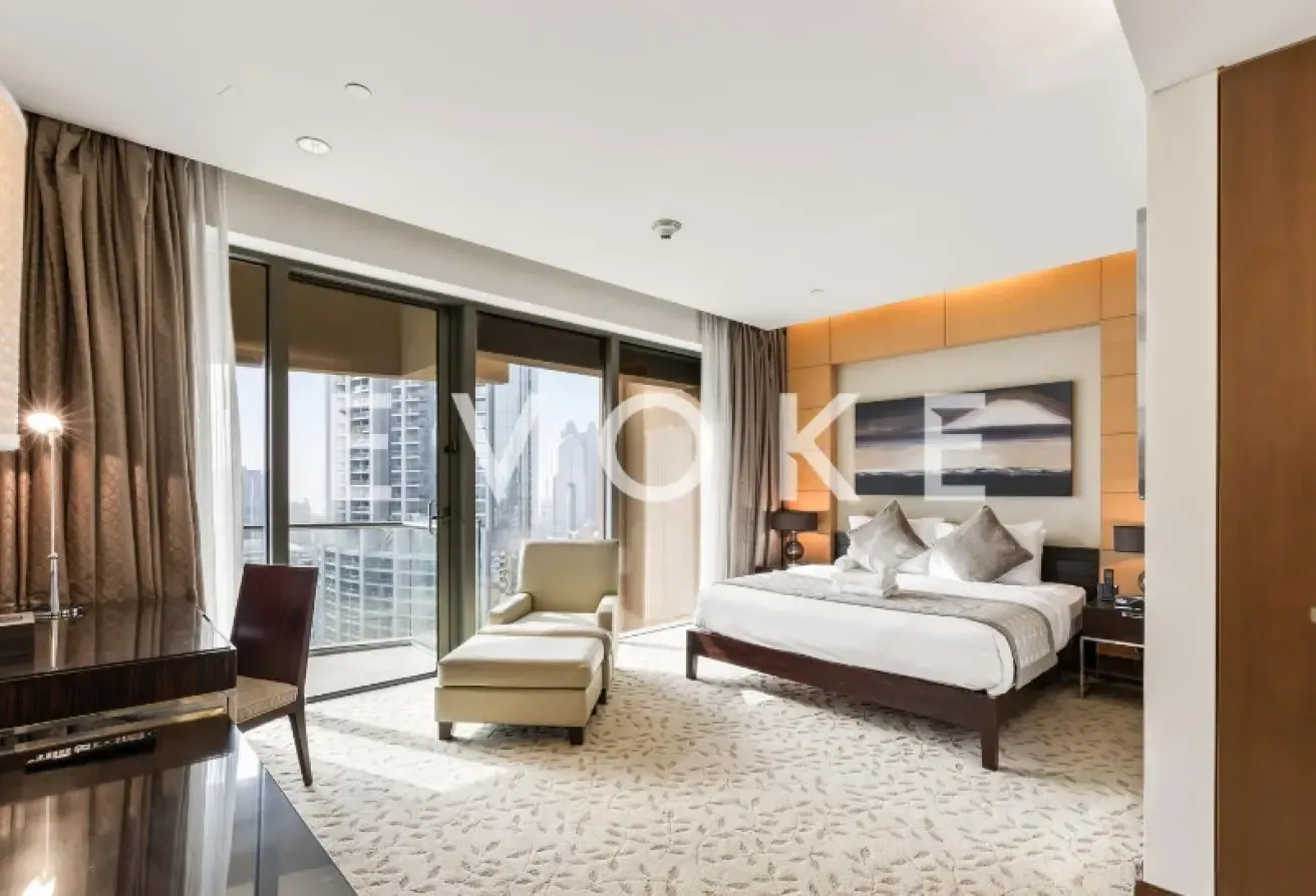 Elegant Studio | Full Burj Khalifa View | Downtown