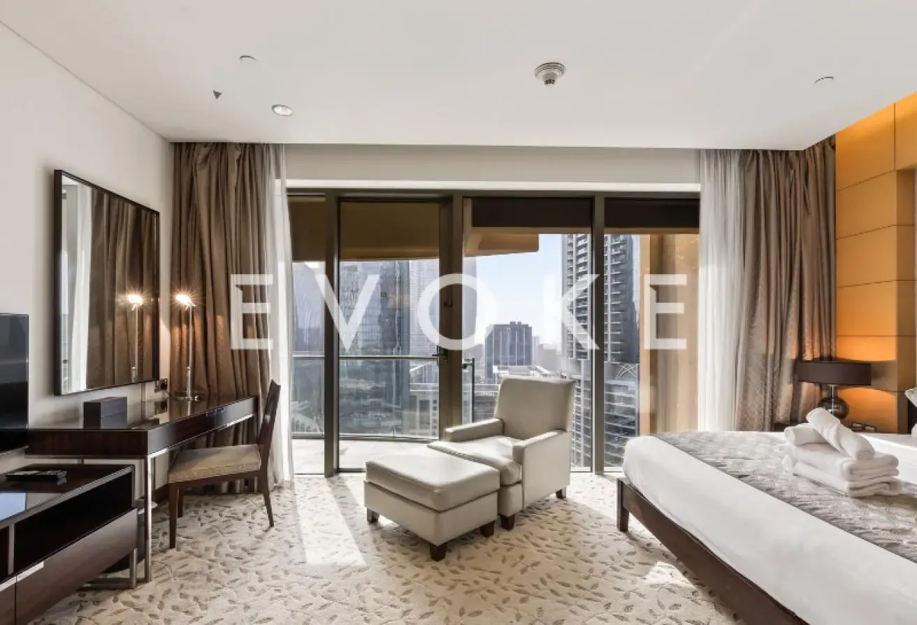 Elegant Studio | Full Burj Khalifa View | Downtown