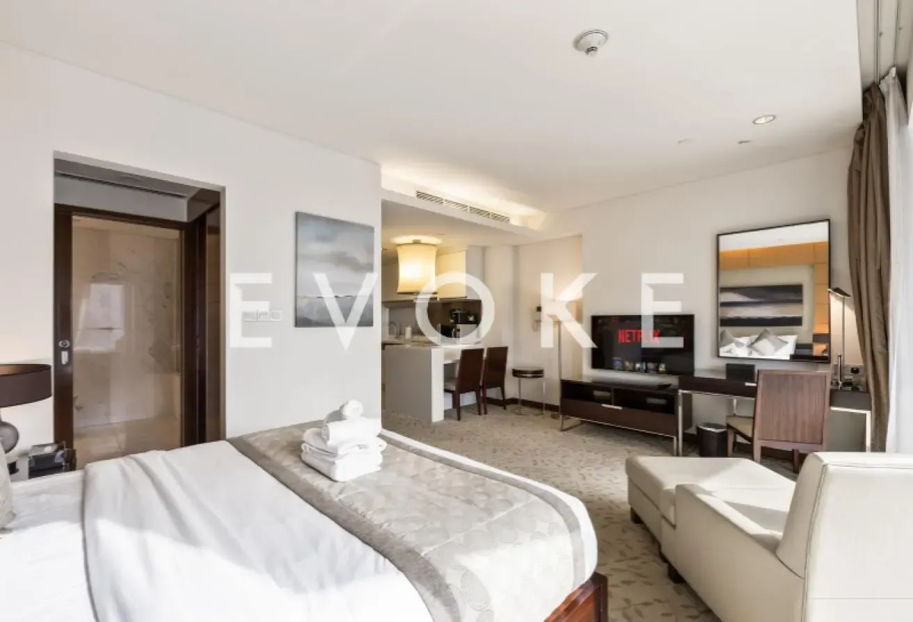 Elegant Studio | Full Burj Khalifa View | Downtown