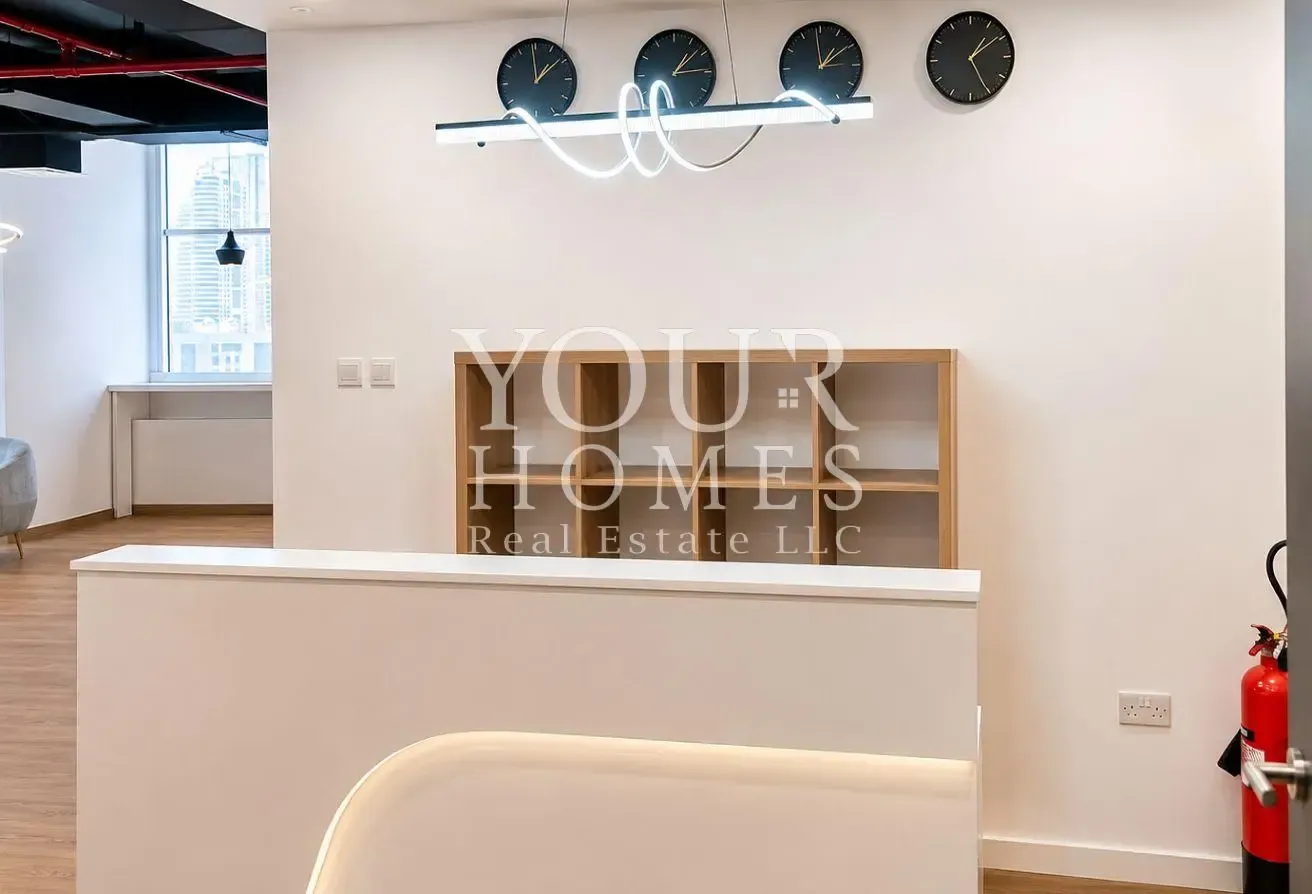 Semi-furnished Office | Community View | Vacant