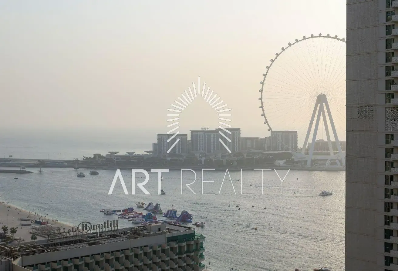 3BR +M | Sea and Ain Dubai View | Vacant
