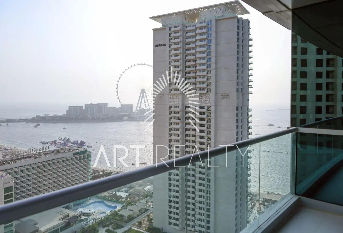 3BR +M | Sea and Ain Dubai View | Vacant
