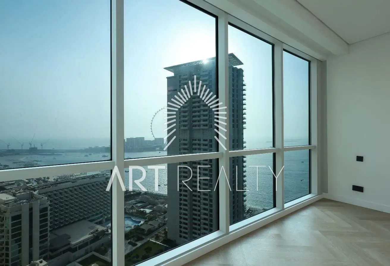 3BR +M | Sea and Ain Dubai View | Vacant