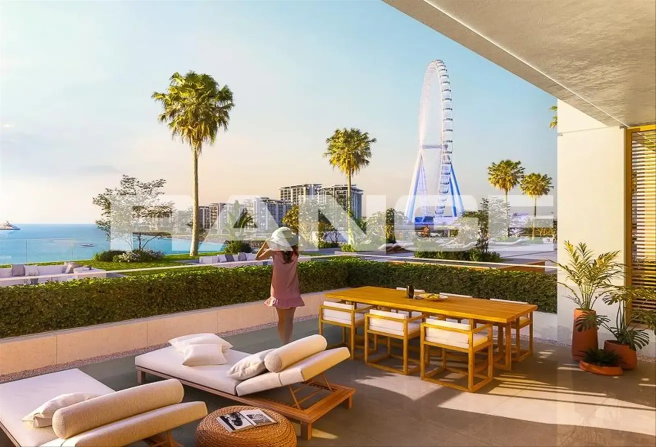 Exclusive 1BR| Bluewaters Living |Marina View