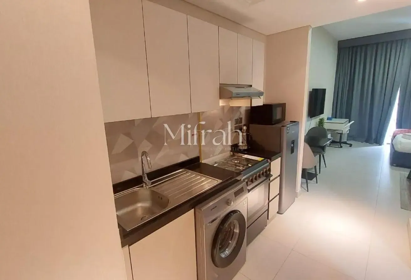 Luxury Furnished Studio |  Pool & Creek Beach View