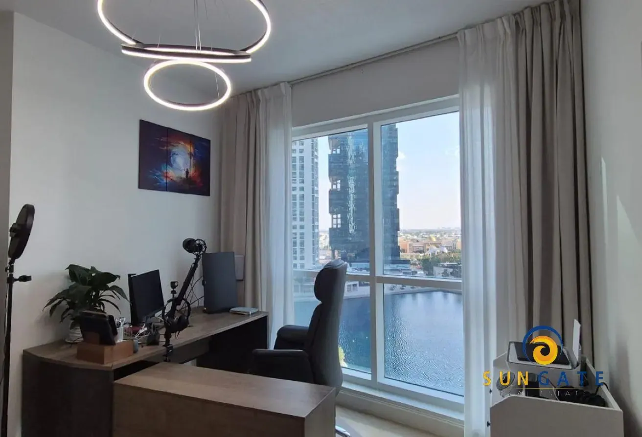 Fully Upgraded, Furnished with Maids room Unit