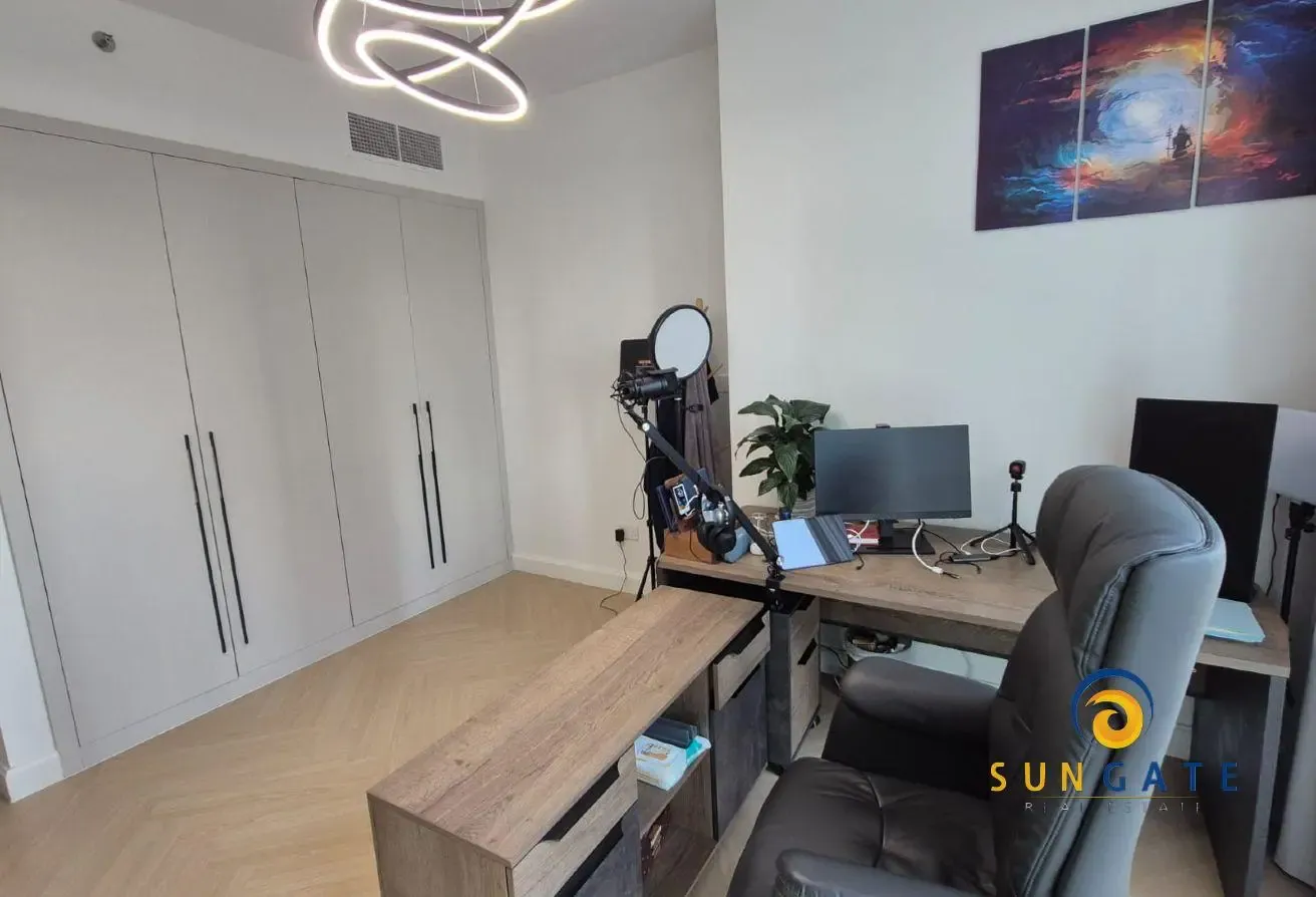Fully Upgraded, Furnished with Maids room Unit