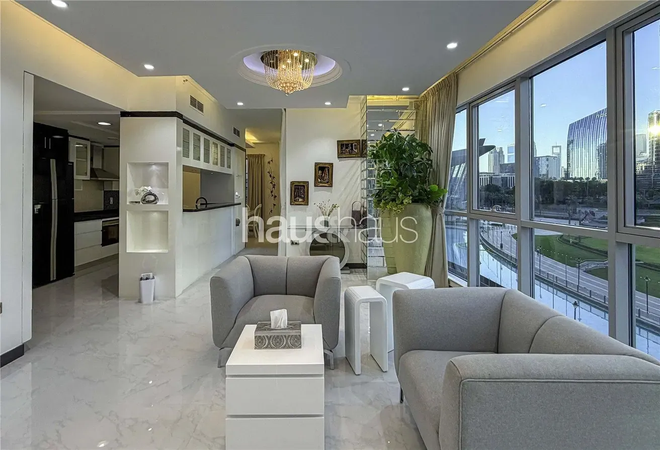 Burj and Fountain View | Maid's Room | Furnished
