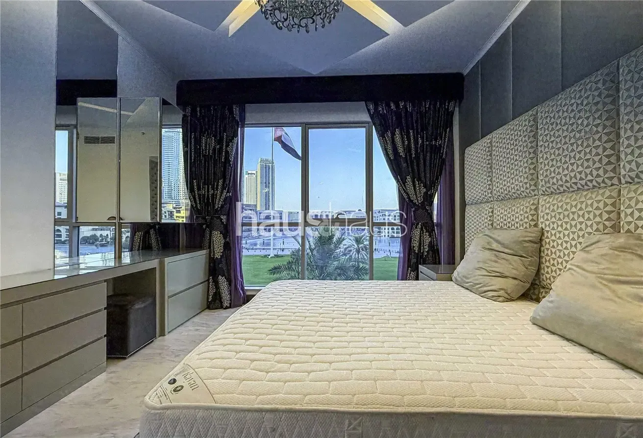 Burj and Fountain View | Maid's Room | Furnished