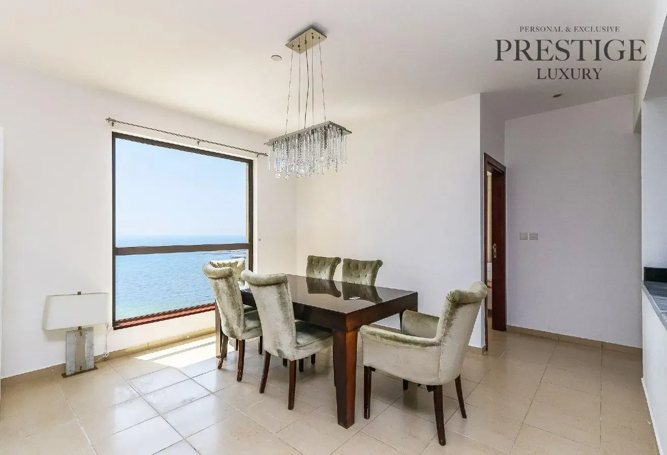 Semi Furnished | High Floor | Sea+Dubai Eye View