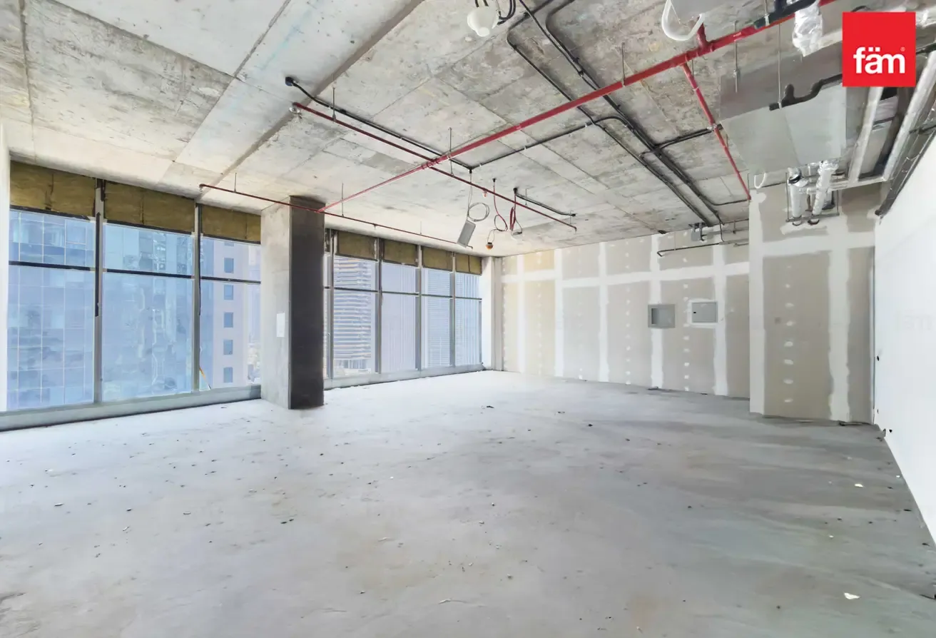 Mid Floor Shell & Core Office With City Skyline Vw