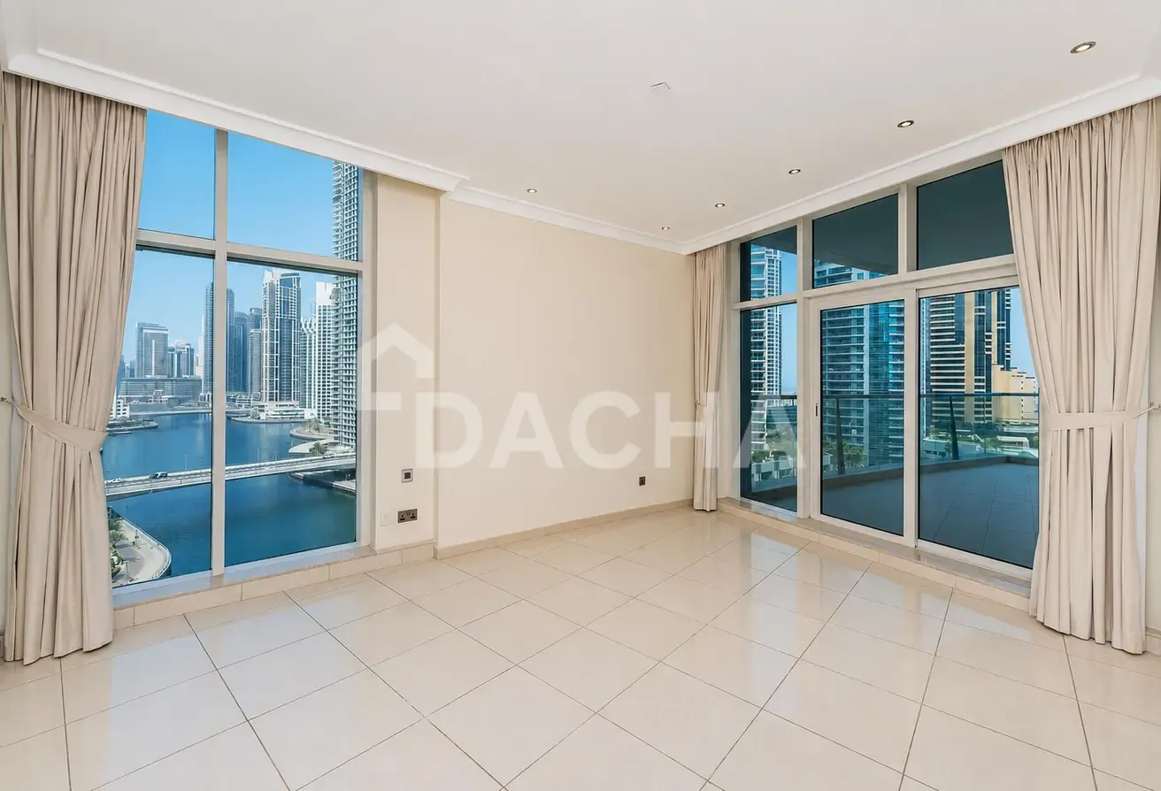 Full Marina View | 3 Bed + Study | Huge Balcony