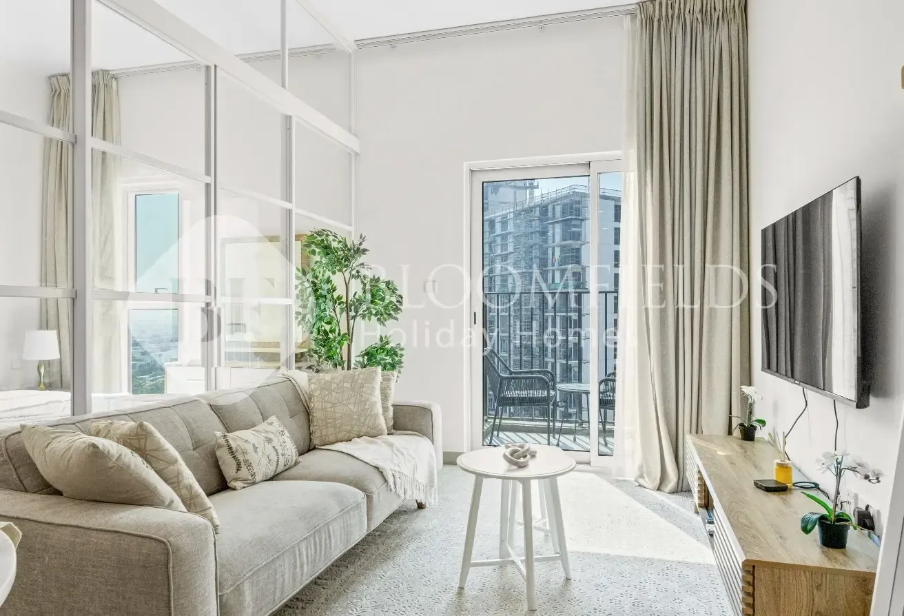 Modern 1BR | Golfville Dubai Hills | 13th Floor