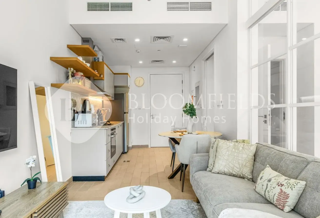 Modern 1BR | Golfville Dubai Hills | 13th Floor
