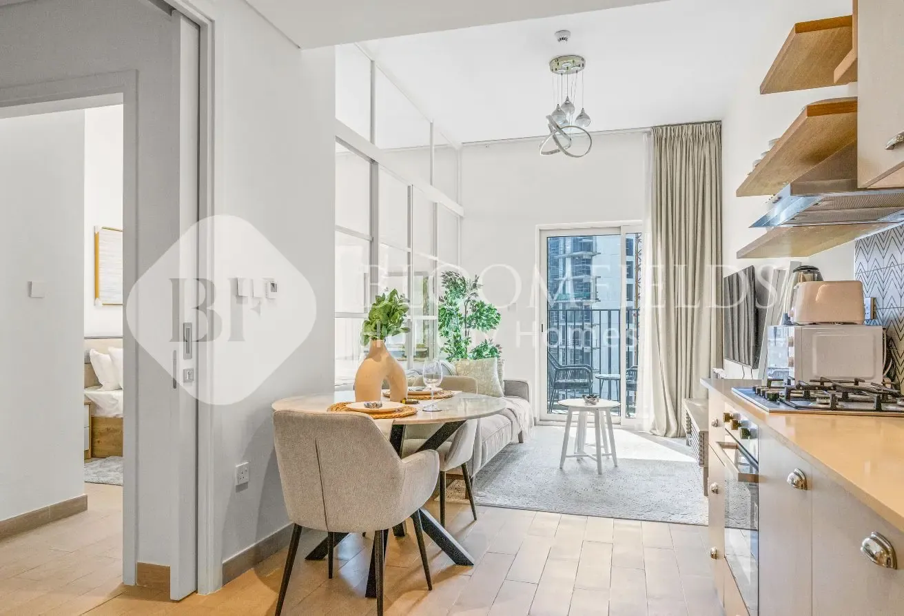 Modern 1BR | Golfville Dubai Hills | 13th Floor