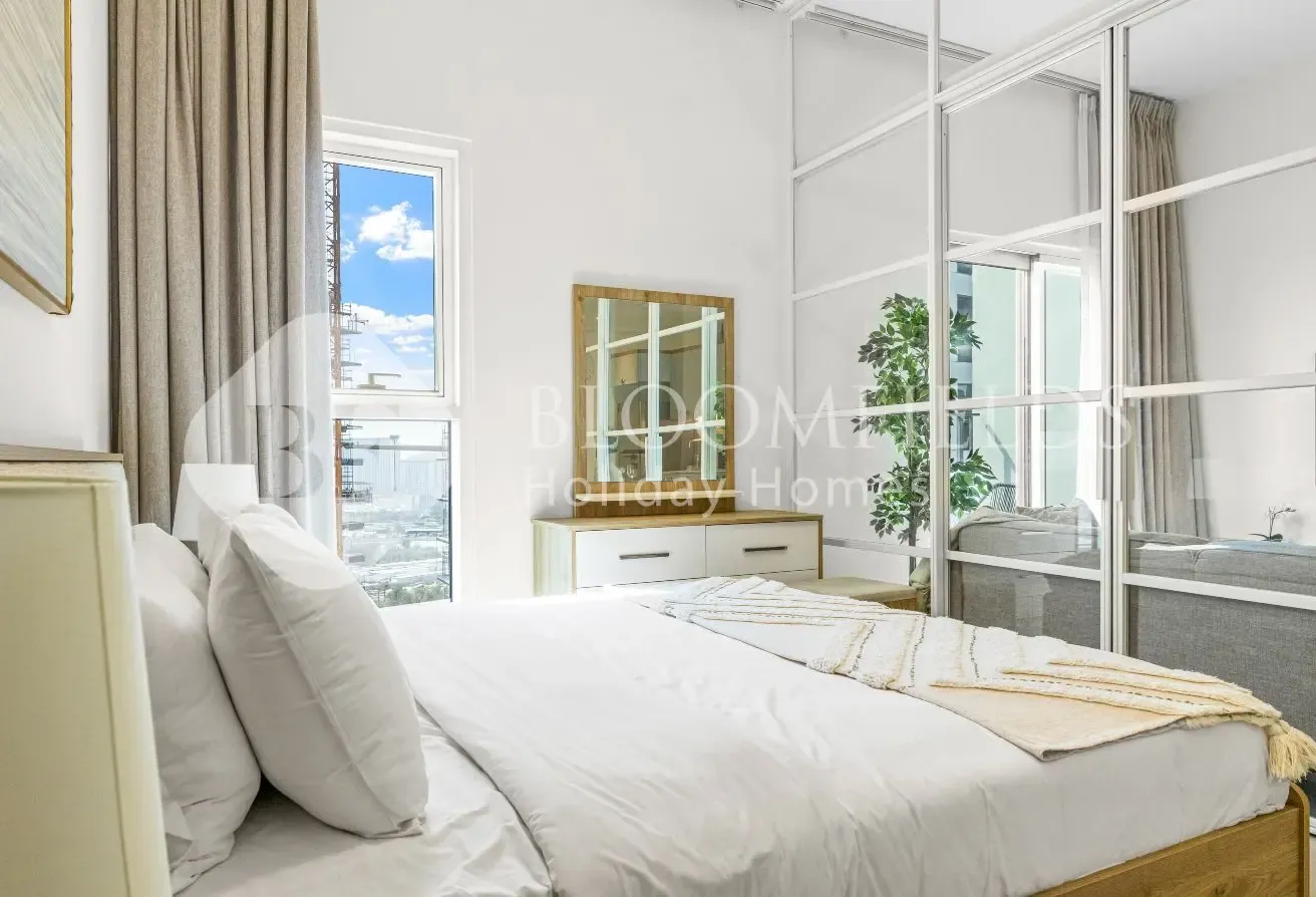 Modern 1BR | Golfville Dubai Hills | 13th Floor