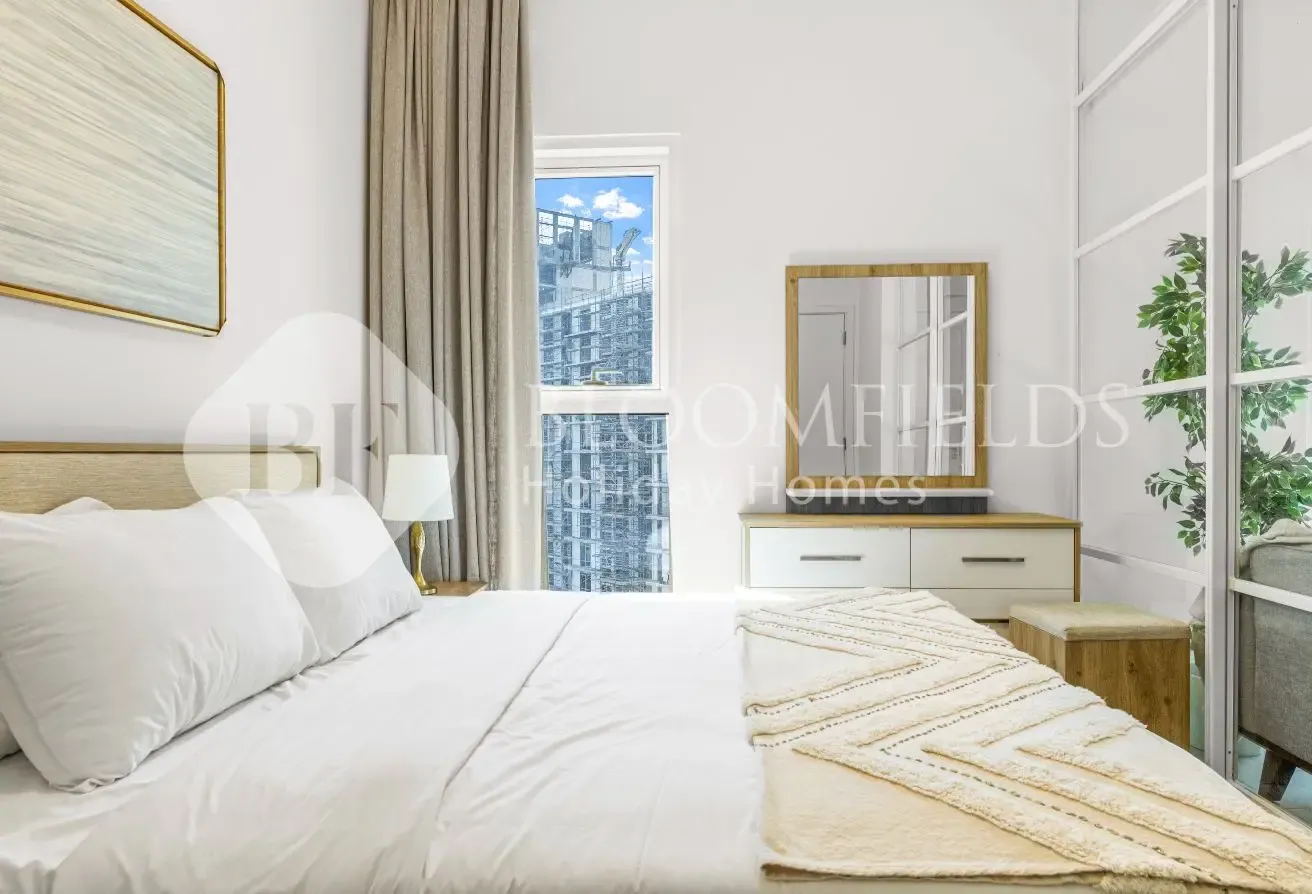 Modern 1BR | Golfville Dubai Hills | 13th Floor