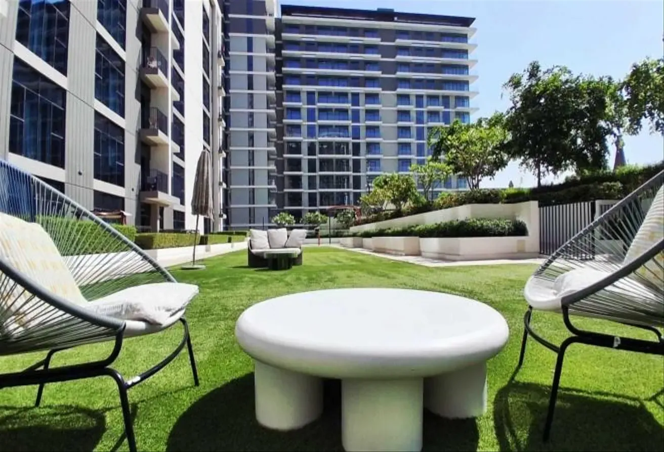 Furnished 1Bed | Burj View | Golfville Living