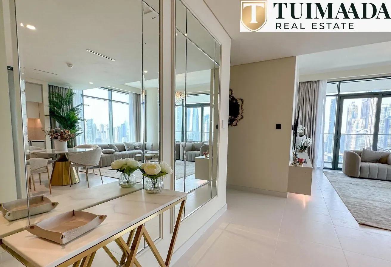 Furnished 3BR | High Floor | Marina Vista
