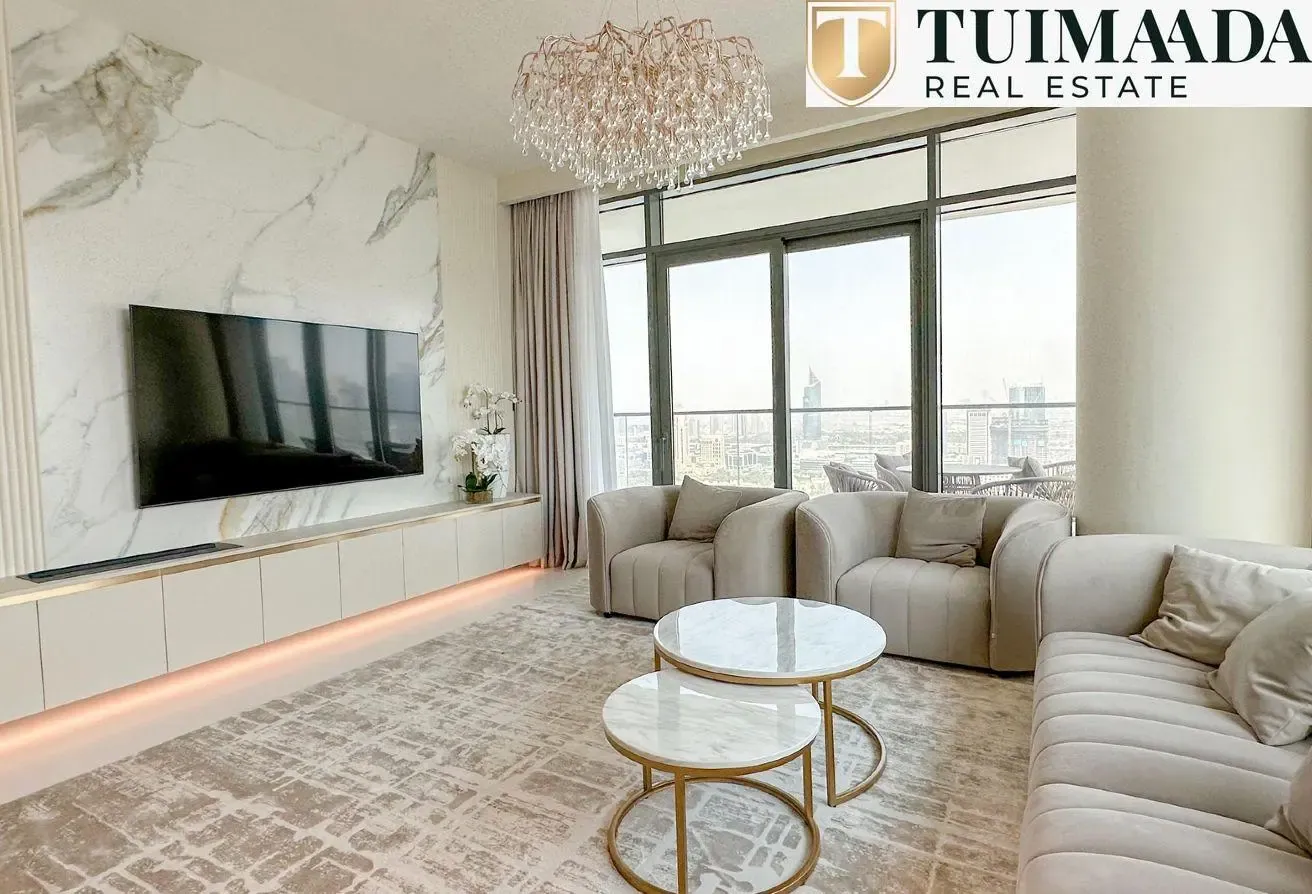 Furnished 3BR | High Floor | Marina Vista