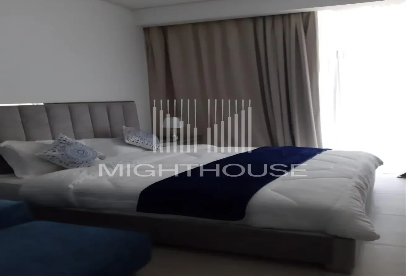 Furnished Studio | Balcony & City View |12 Cheques