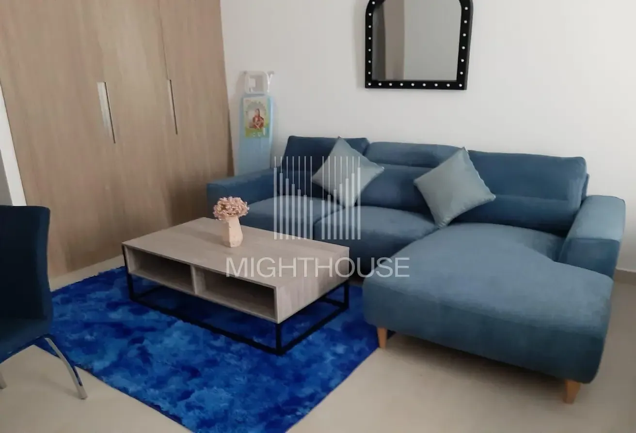 Furnished Studio | Balcony & City View |12 Cheques
