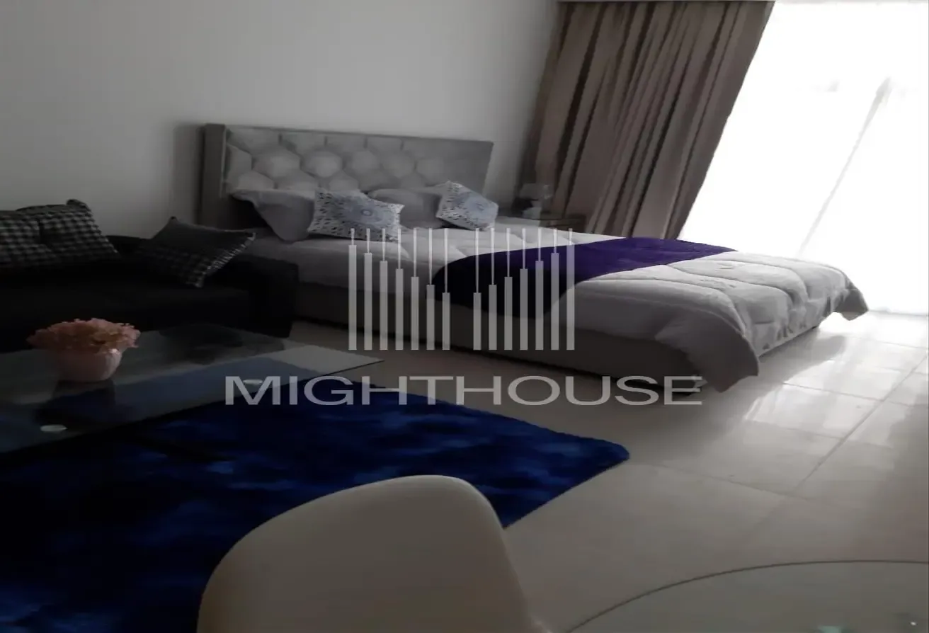 Furnished Studio | Balcony & City View |12 Cheques