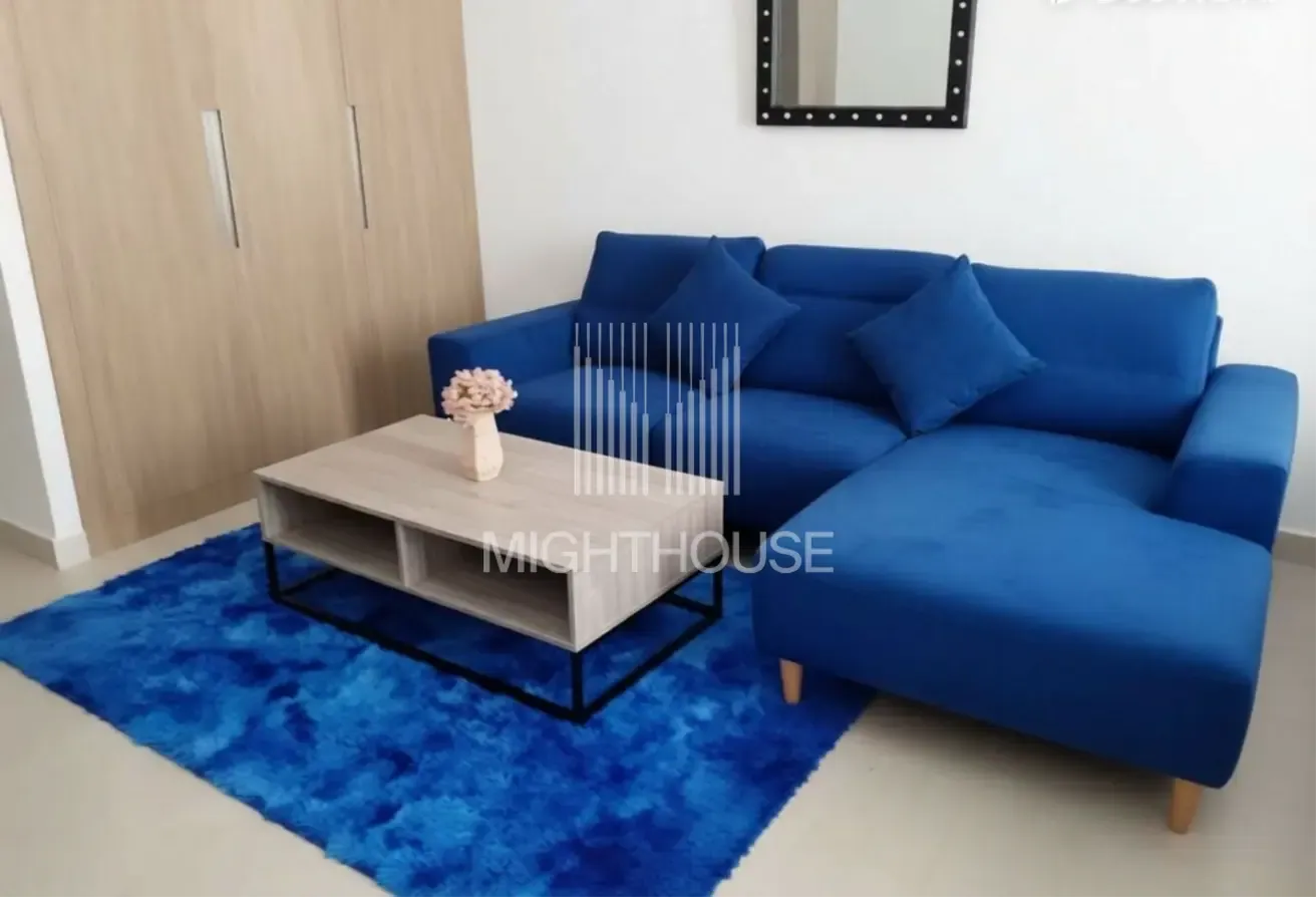 Furnished Studio | Balcony & City View |12 Cheques