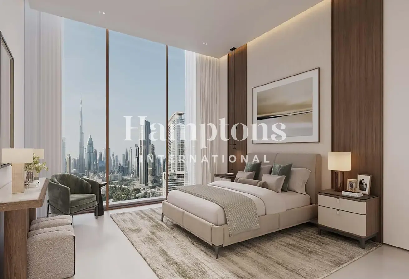 3 BR+Maid |DIFC |Type A |Burj Khalifa View |At OP