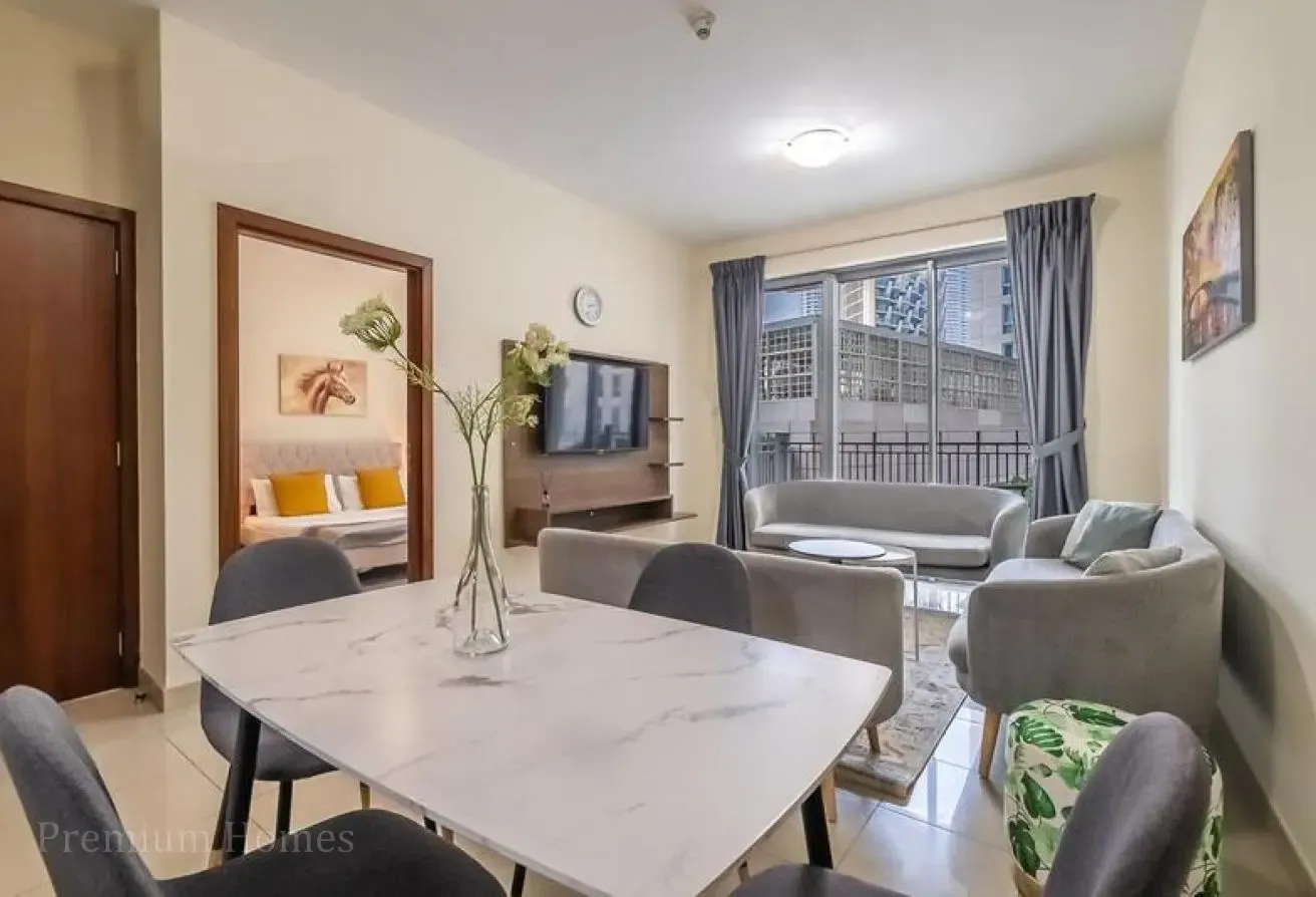 RARE 1BR - FULLY FURNISHED - BURJ AND POOL VIEW