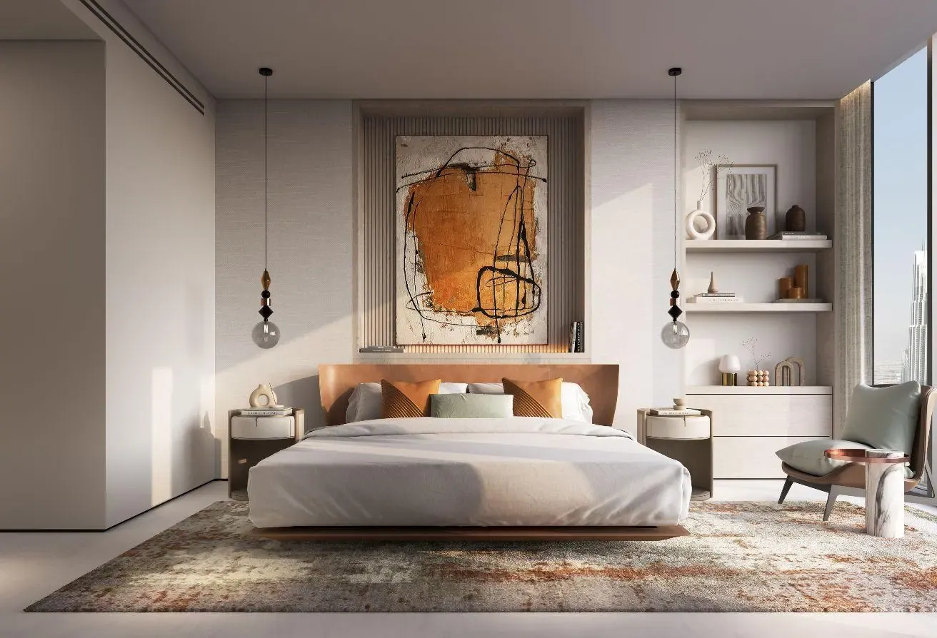 2BR | Burj Khalifa View | Verve Tower B,High Floor