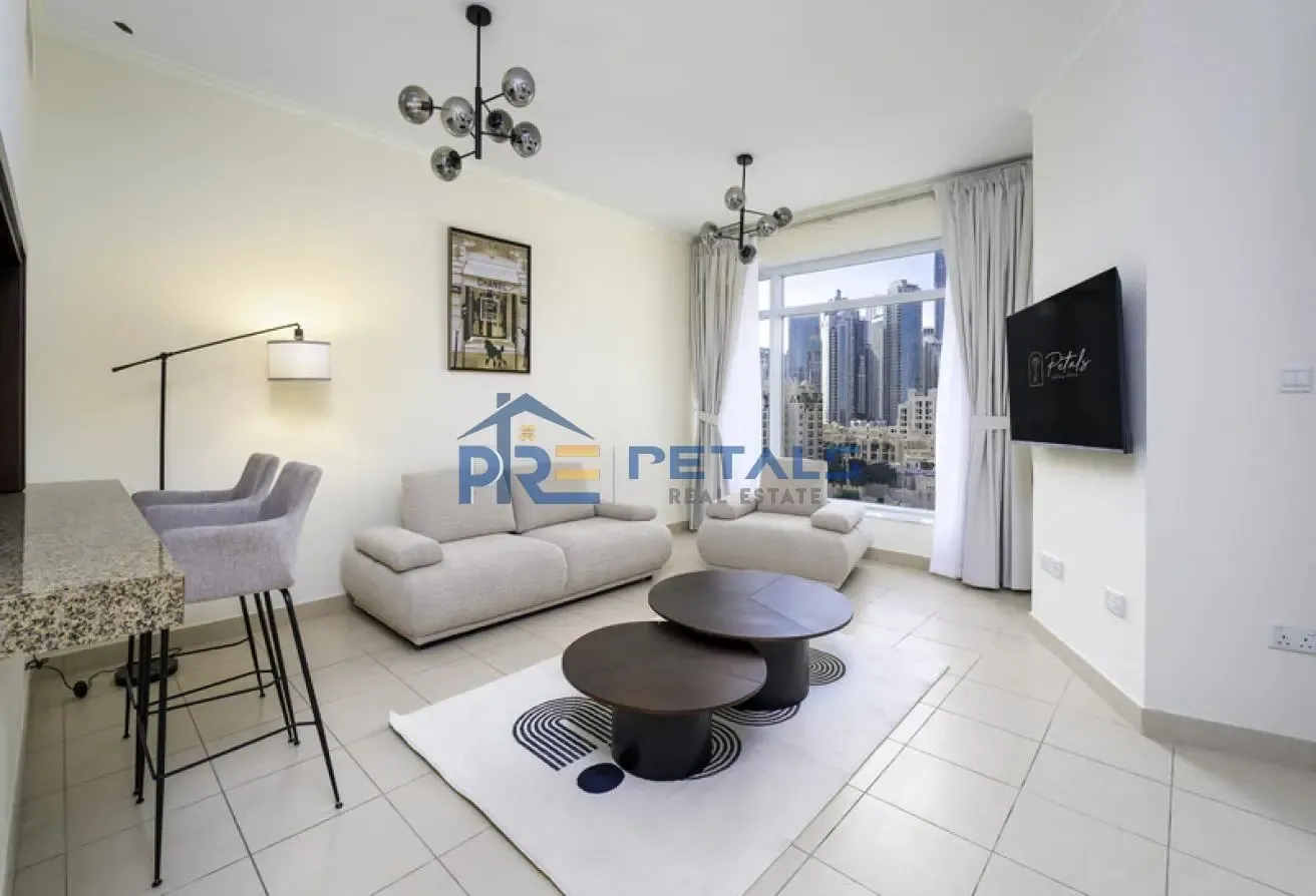 Best Deal Fully Furnished Burj Khalifa View Vacant