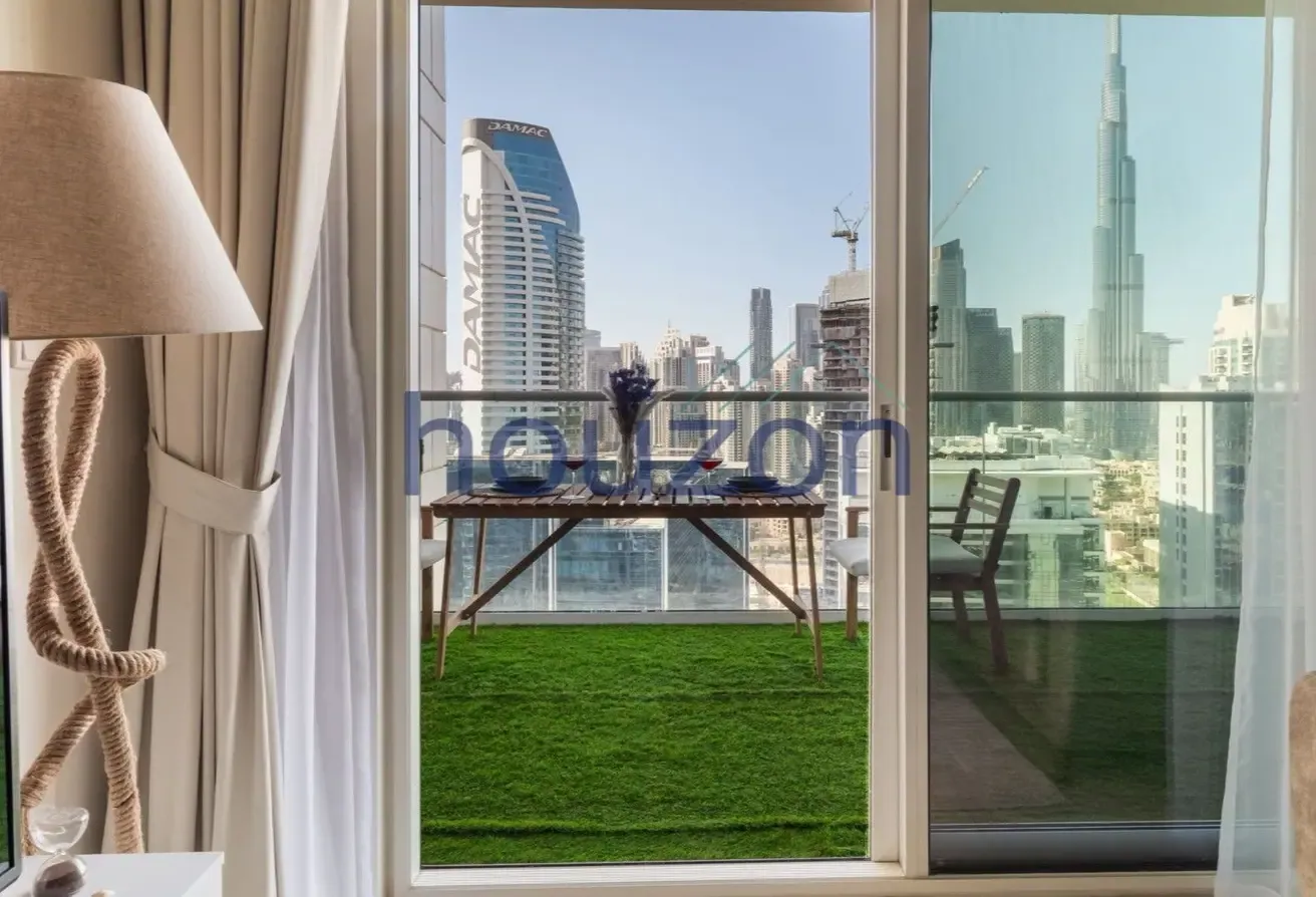 Modern 2BR | High Floor | Burj View | Furnished