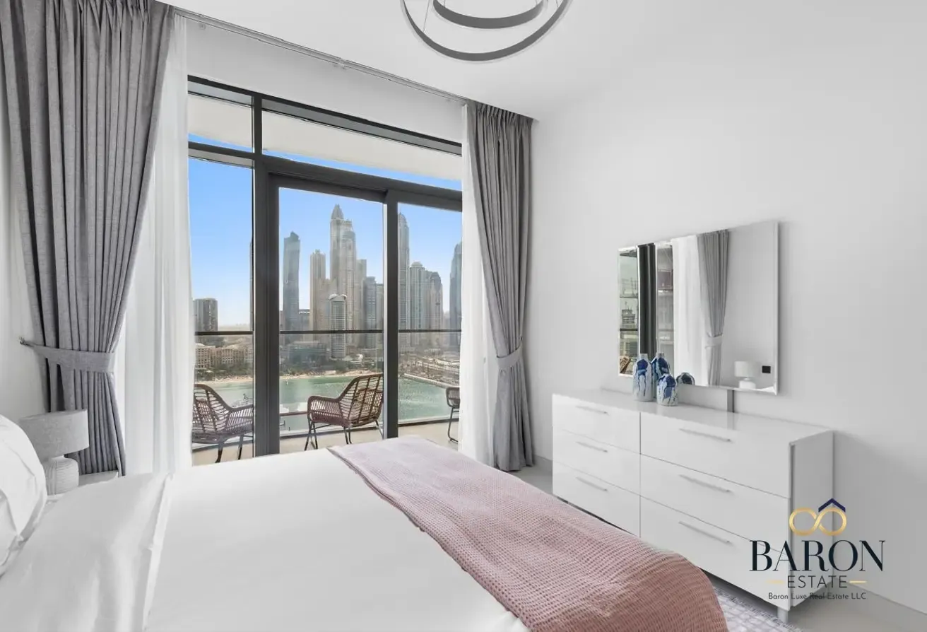High Floor | Marina View | Private Beach