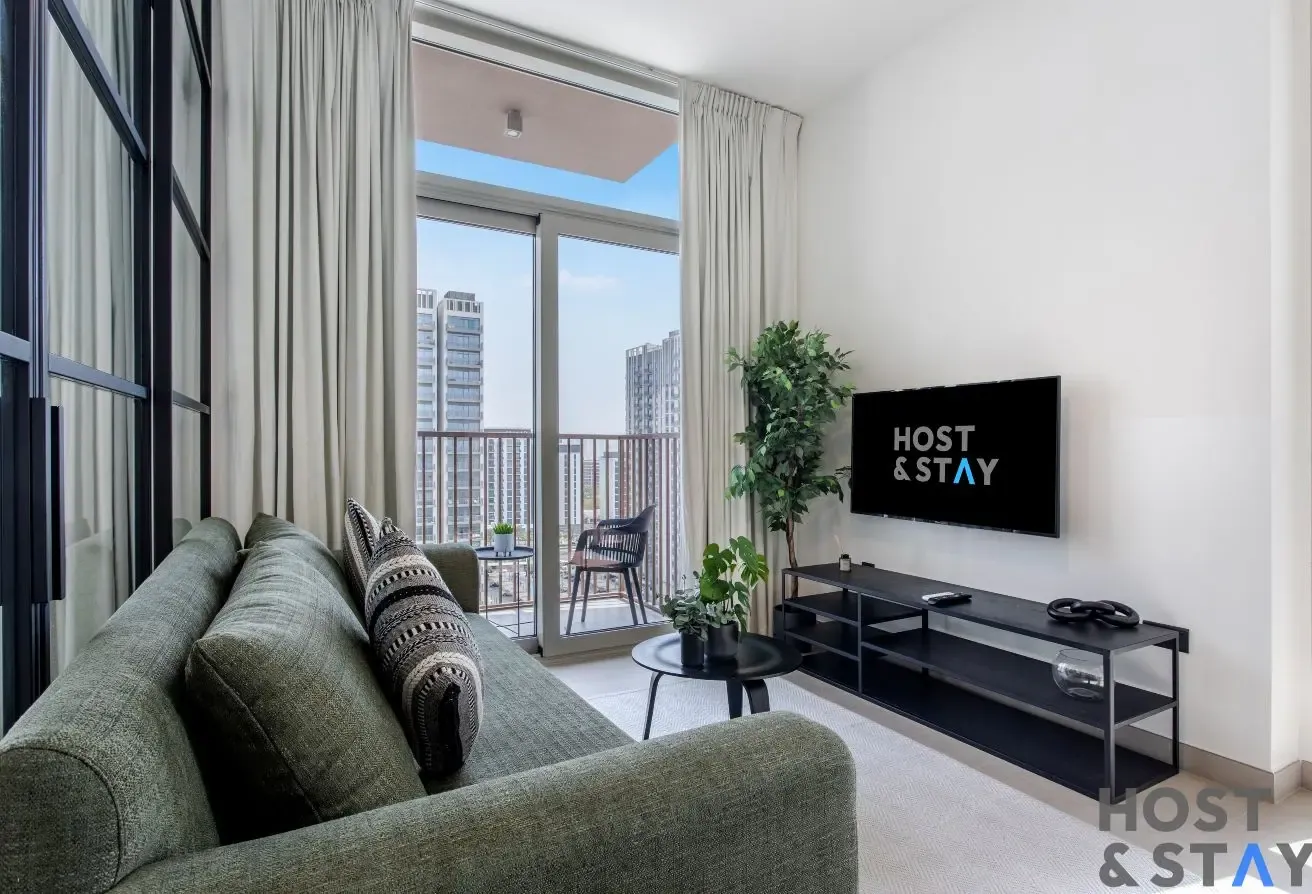 Elegant 2BR Retreat In Dubai Hills with pool view