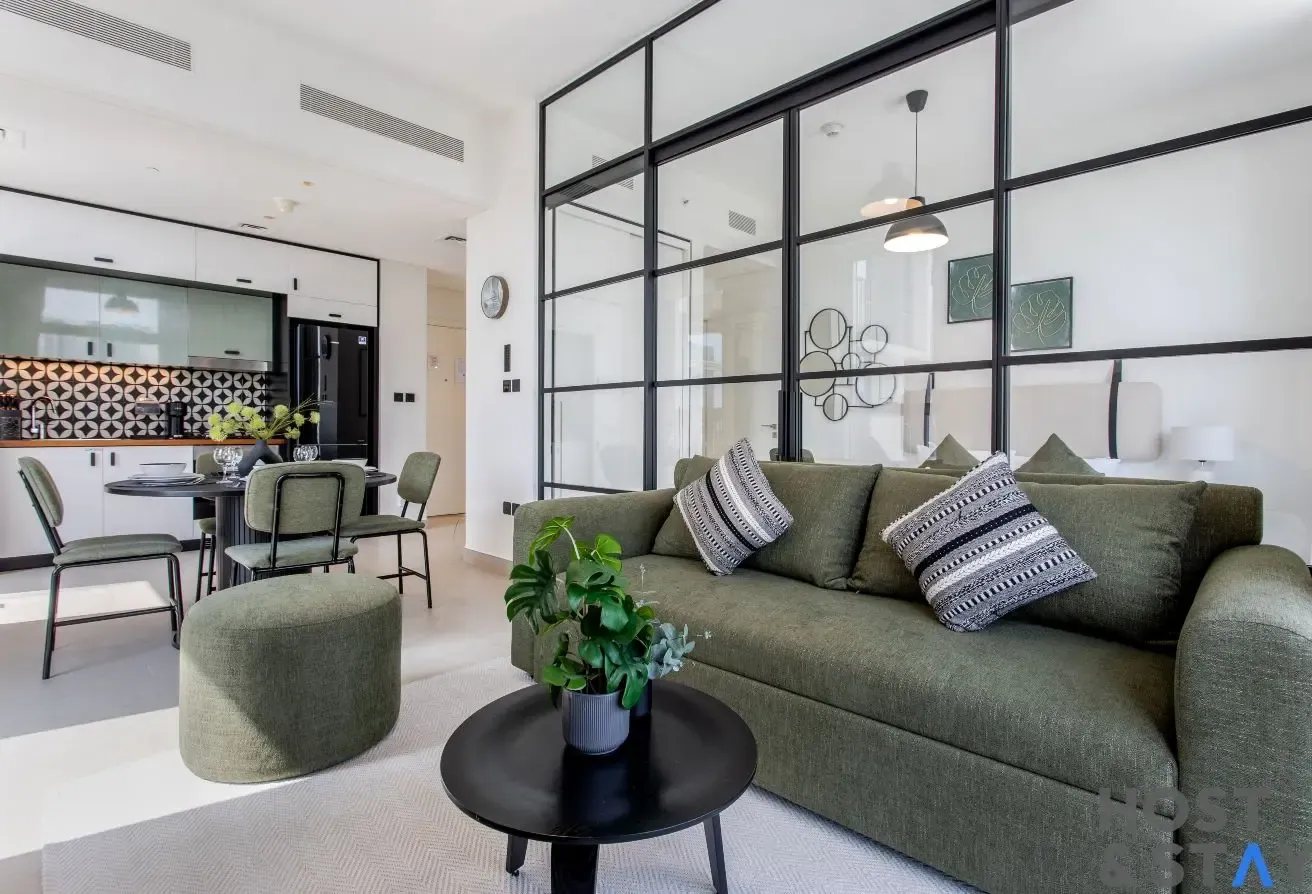Elegant 2BR Retreat In Dubai Hills with pool view