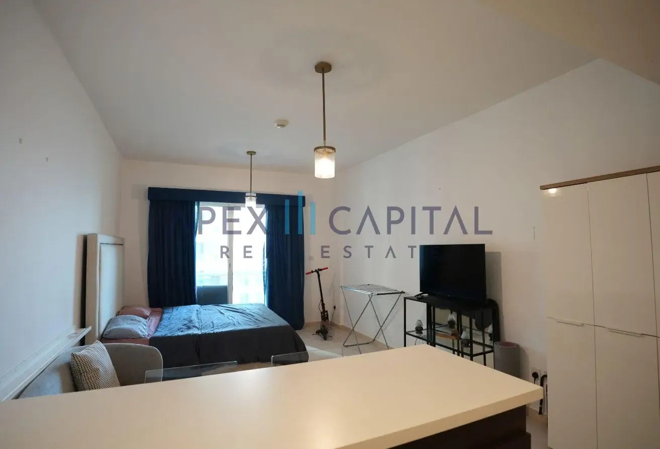 Furnished Studio | Balcony | Low Floor