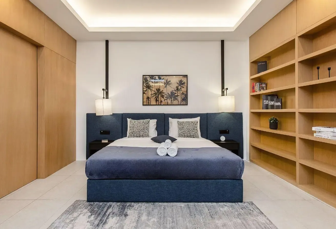 1BR Panoramic Dubai View | Private Beach & lagoon